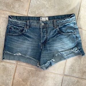 Free people denim shorts